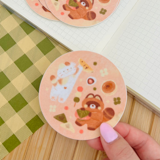 Wagashi Market Vinyl Sticker