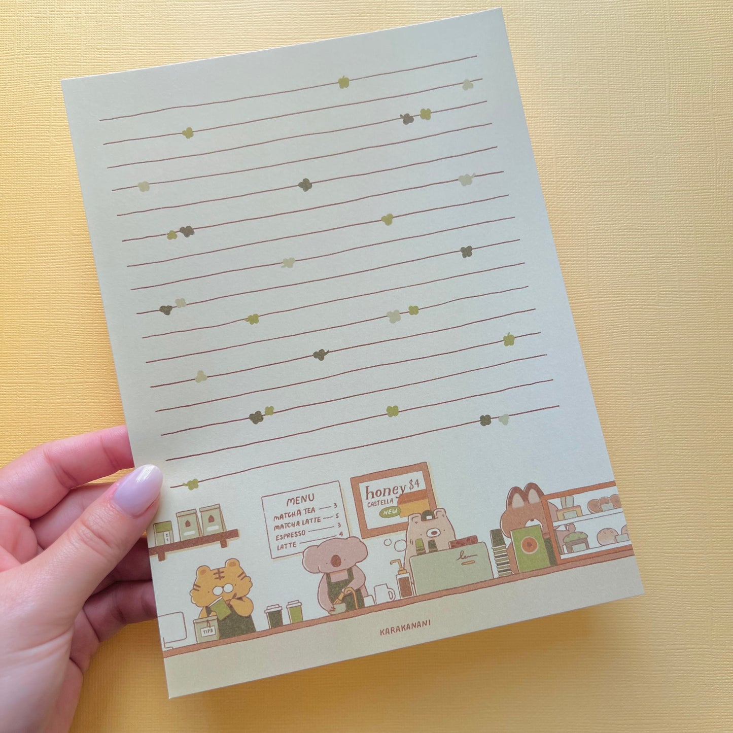 Matcha House Letter Set