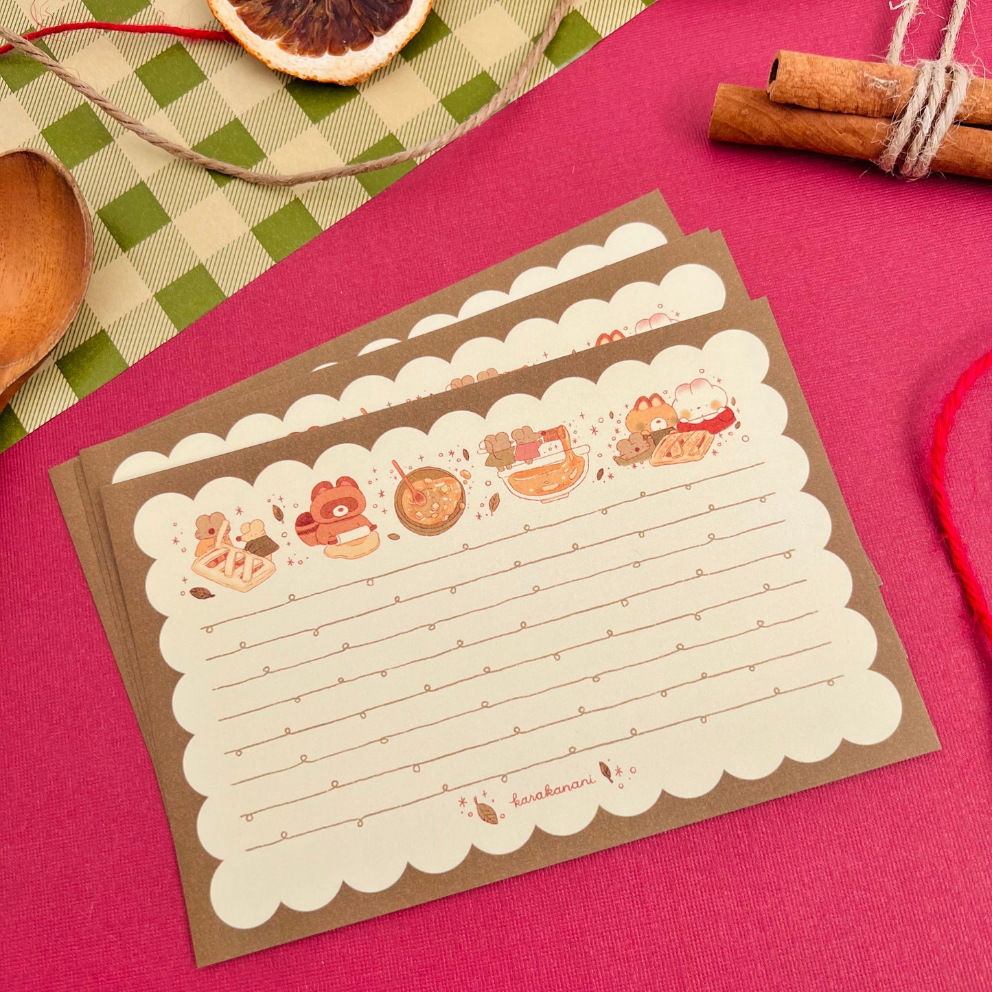 Baked Strudel Letter Set