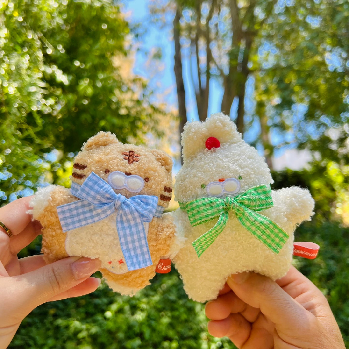 Cherri and Tomi Plush Keychain