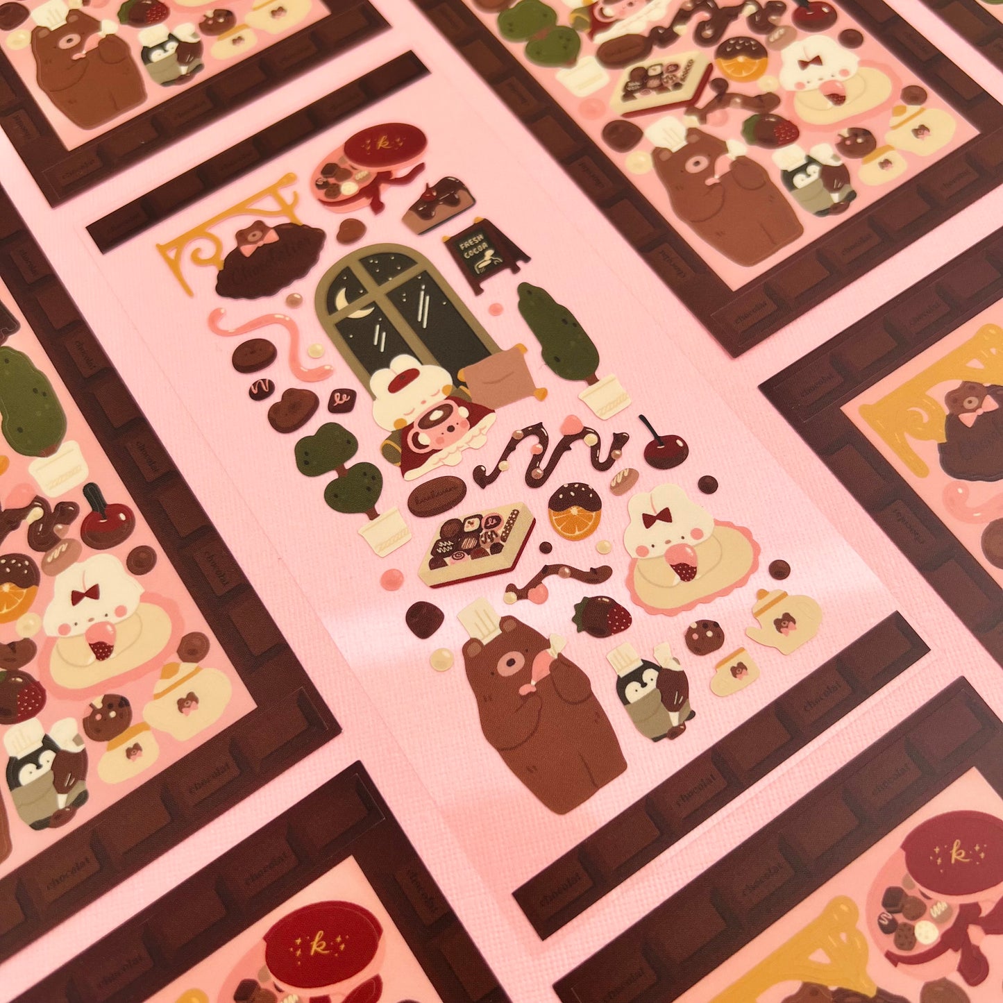 The Little Chocolatier Journaling Sticker Sheet