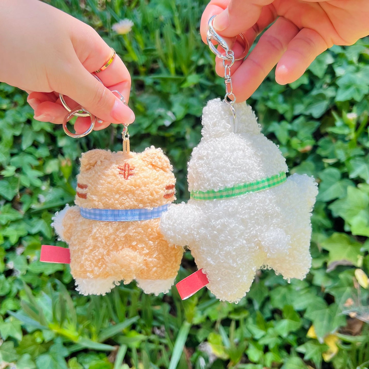 Cherri and Tomi Plush Keychain