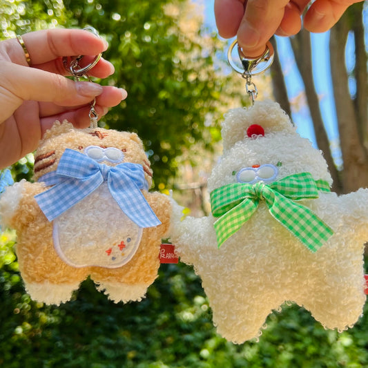 Cherri and Tomi Plush Keychain