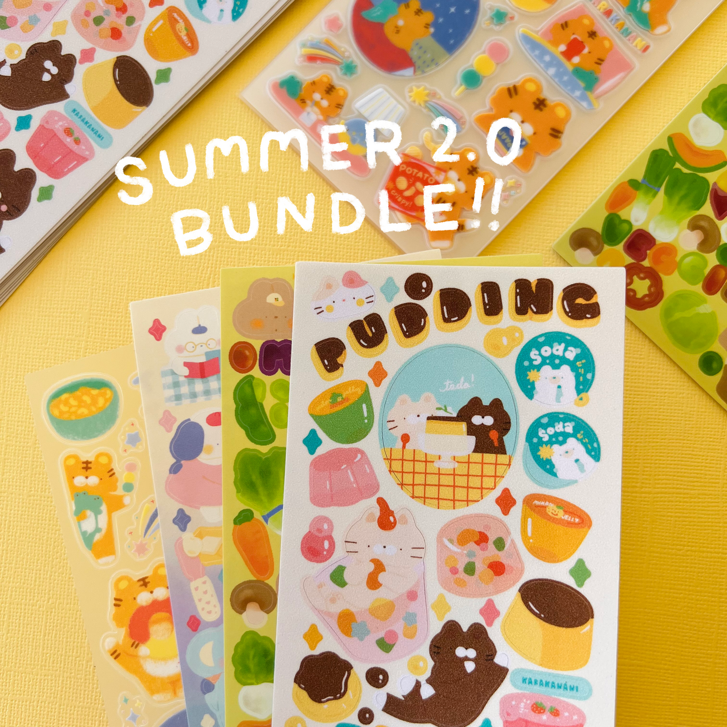 Summer Arrivals 2.0 Sticker Sheet Bundle