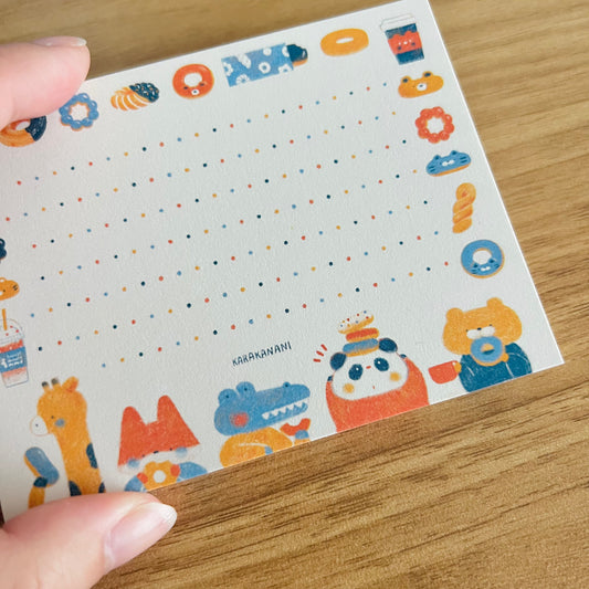 Donut Shop Memo Pad
