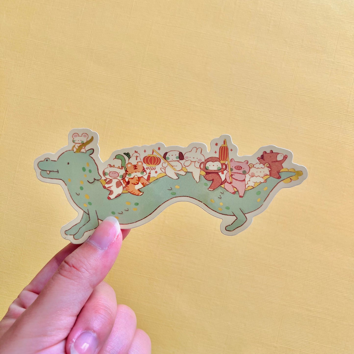 Dragon and Friends Zodiac Vinyl Sticker