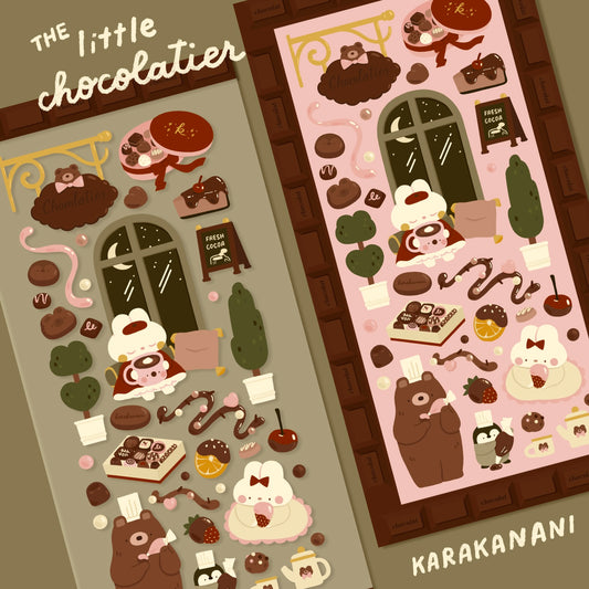 The Little Chocolatier Journaling Sticker Sheet
