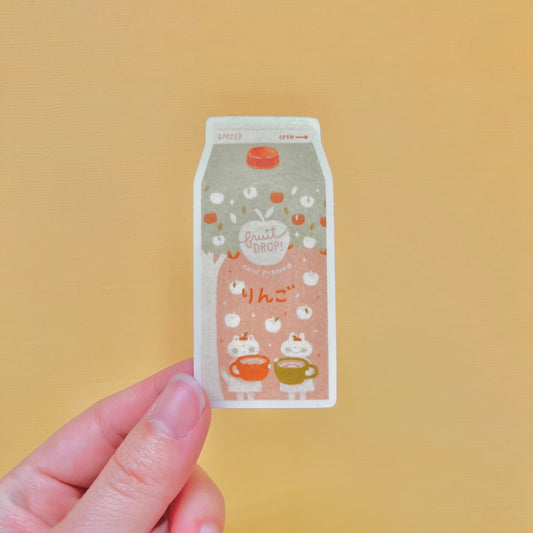 Apple Juice Vinyl Sticker