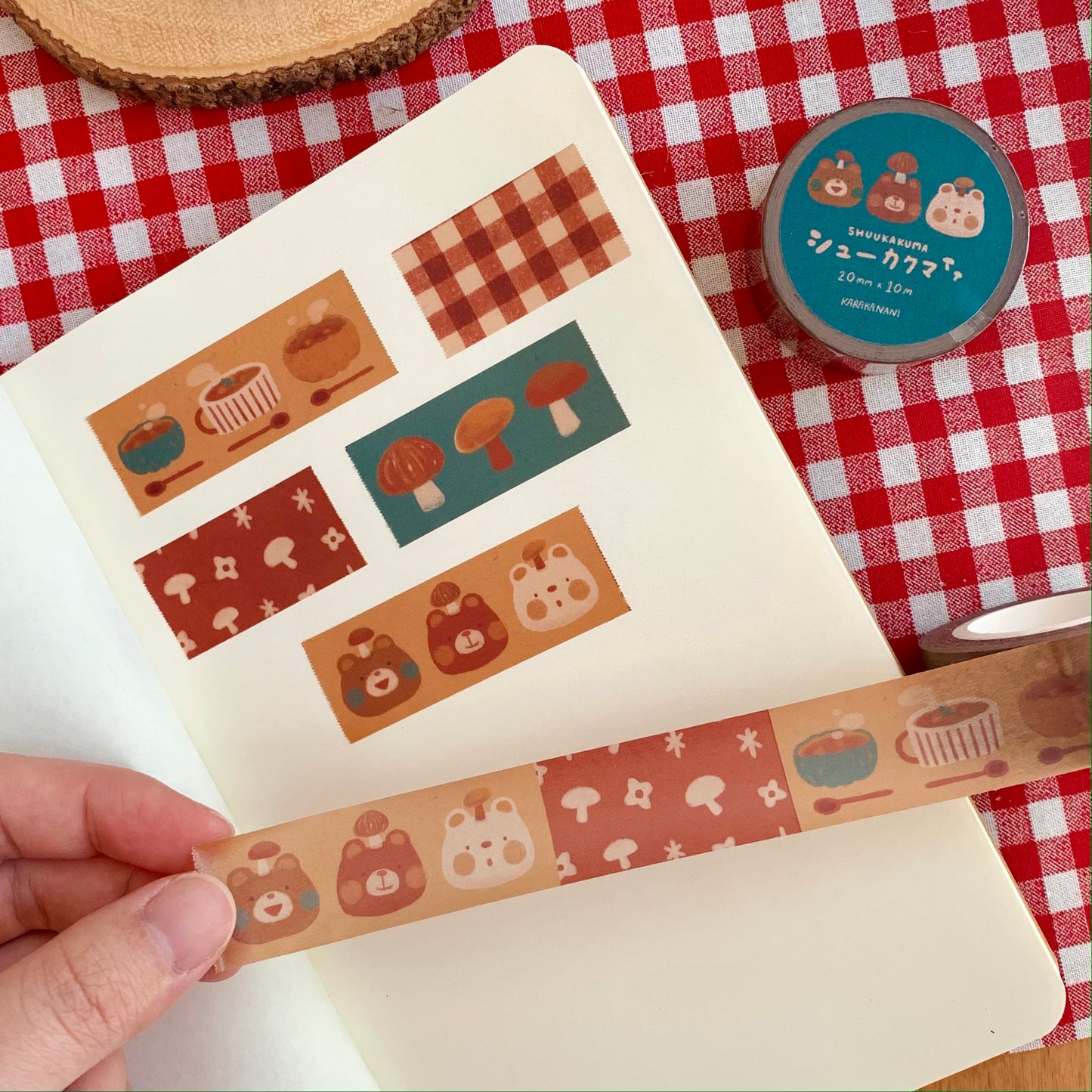 Shuukakuma Washi Tape
