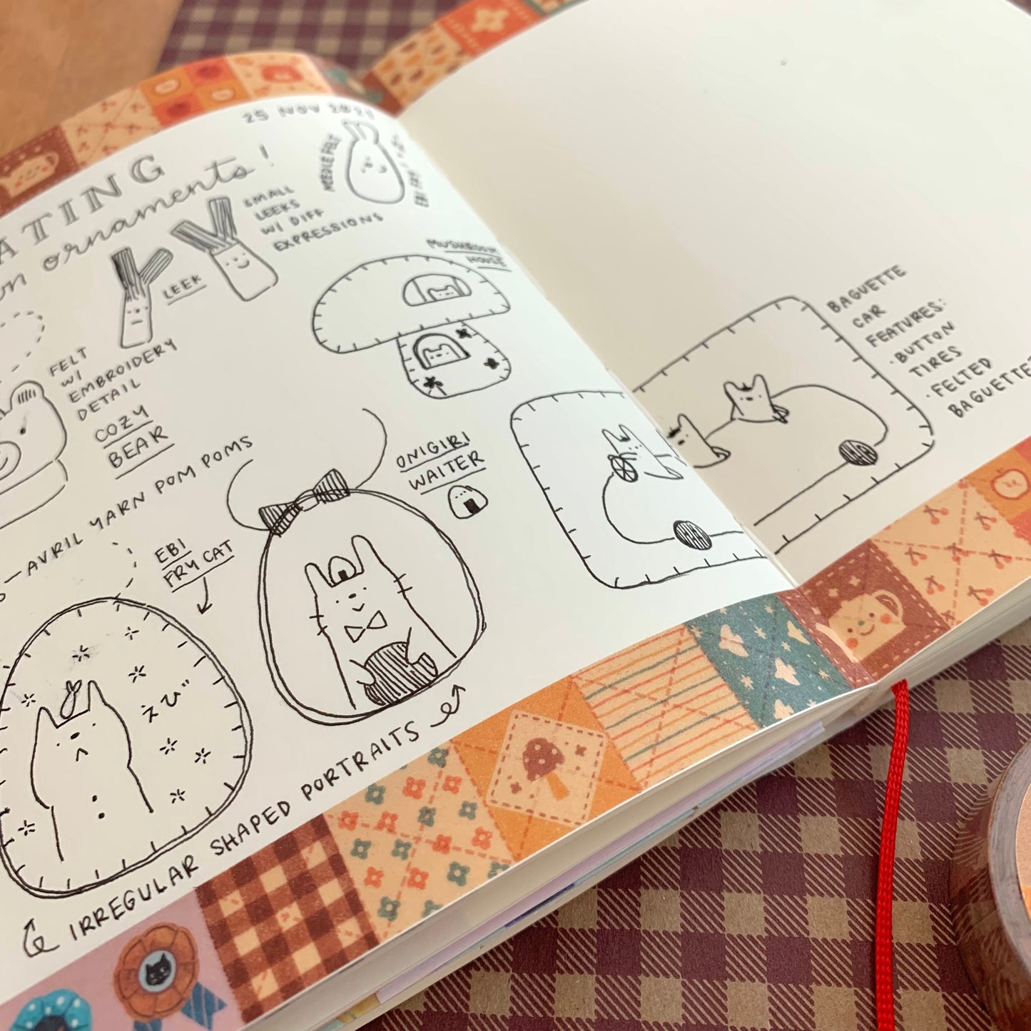 Autumn Quilt Washi Tape