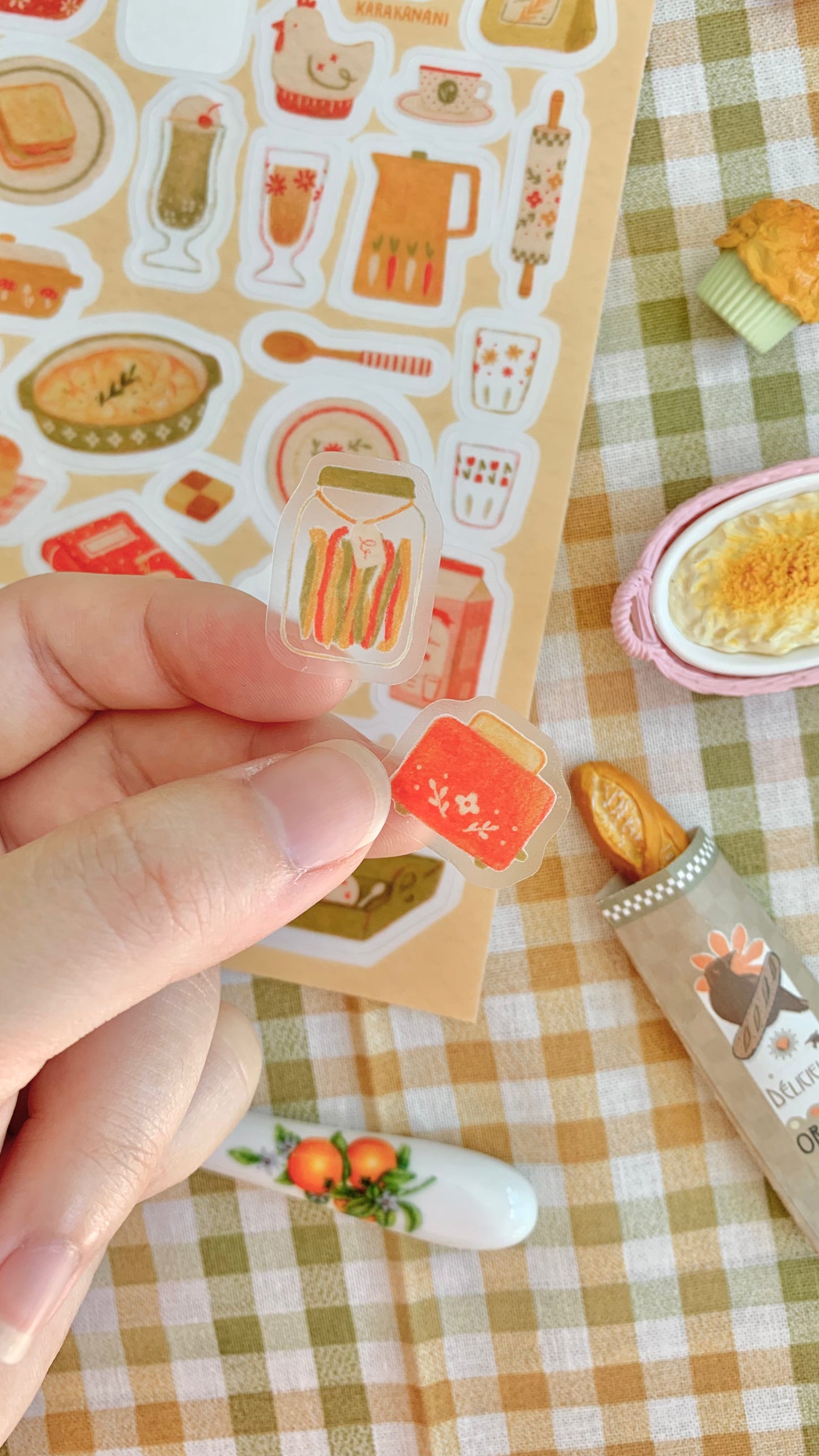 Vintage Kitchen Clear Sticker Sheet