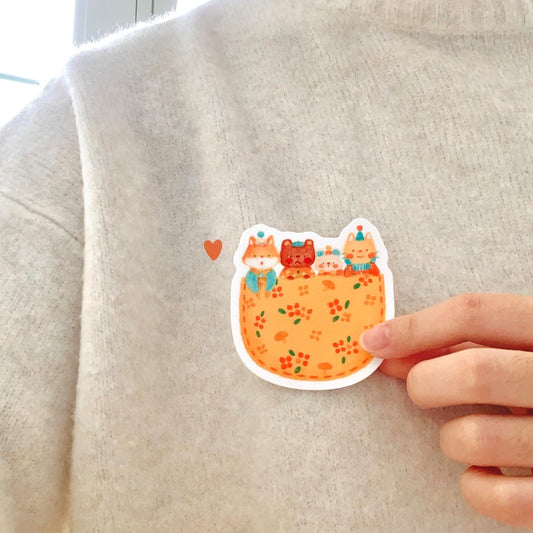 Pocket Friends Vinyl Sticker