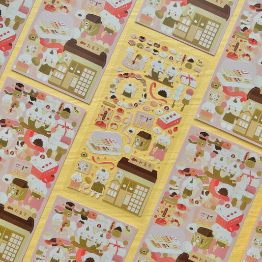 Mochi Shop Journaling Sticker Sheet