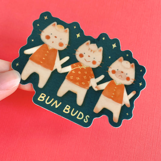 Bun Buds Vinyl Sticker