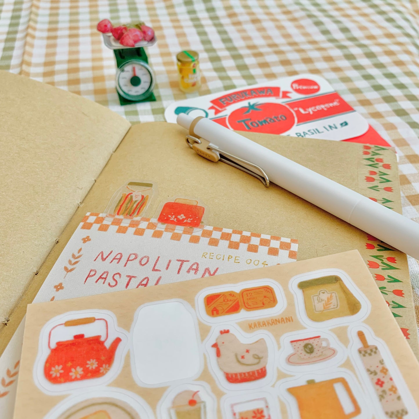 Vintage Kitchen Clear Sticker Sheet