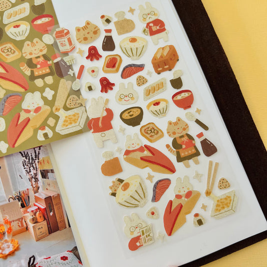 Early Morning Journaling Sticker Sheet