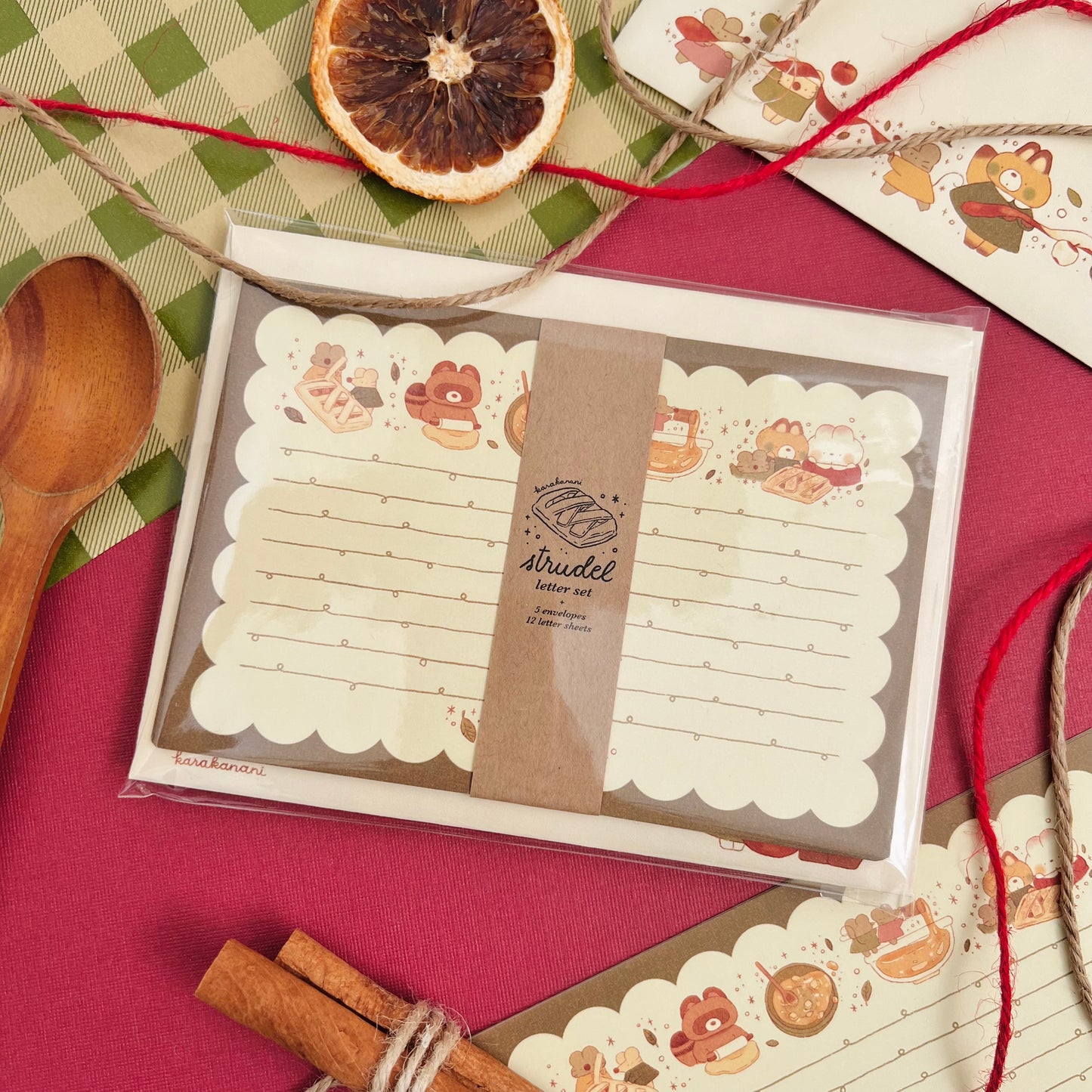 Baked Strudel Letter Set