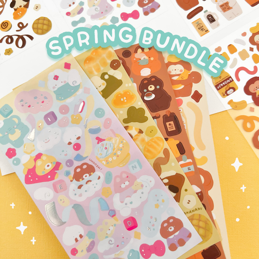 Spring Arrivals Sticker Sheet Bundle