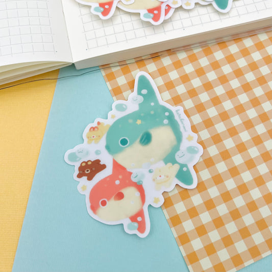 My Friend the Mola Mola Vinyl Sticker