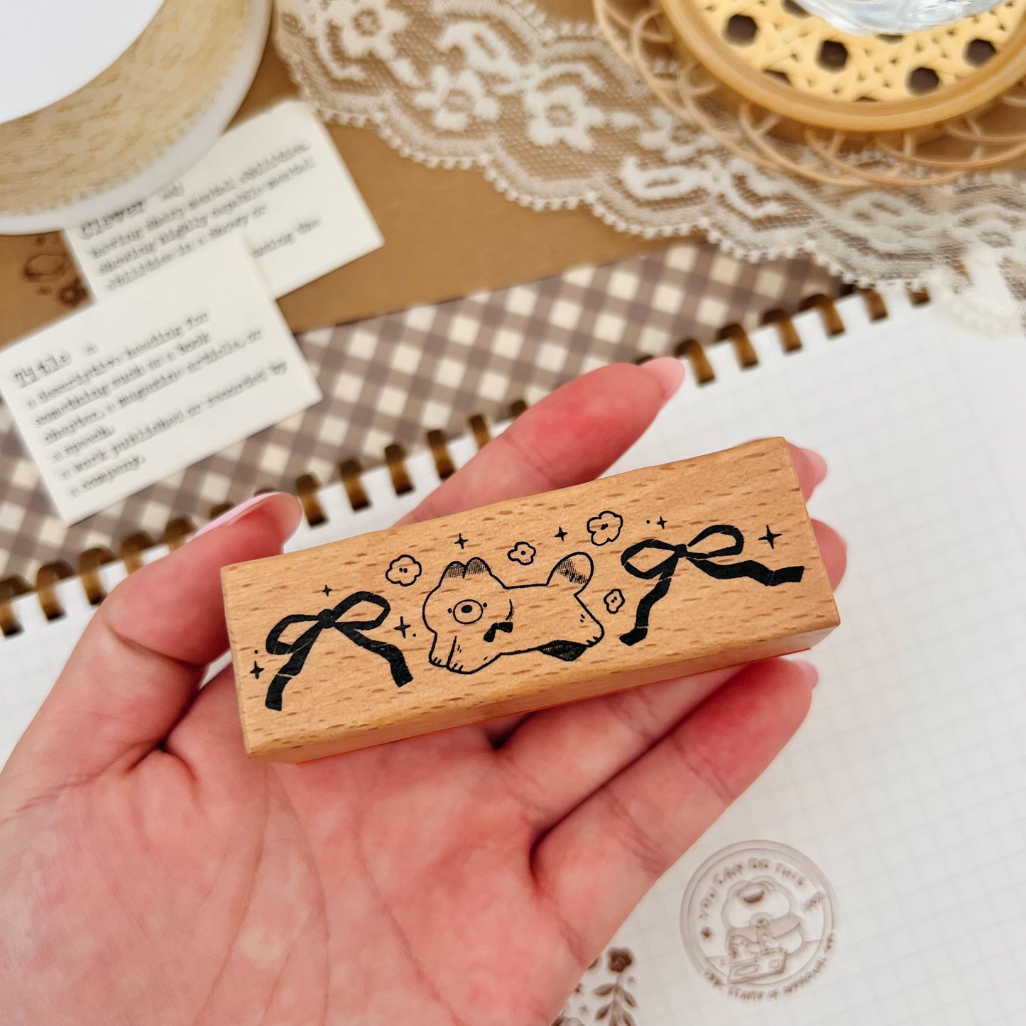 Series 1 Wooden Rubber Stamps