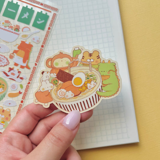 Ramen Time Vinyl Sticker