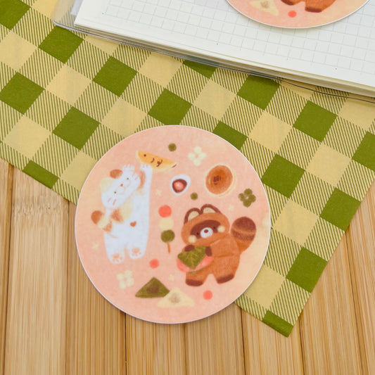Wagashi Market Vinyl Sticker