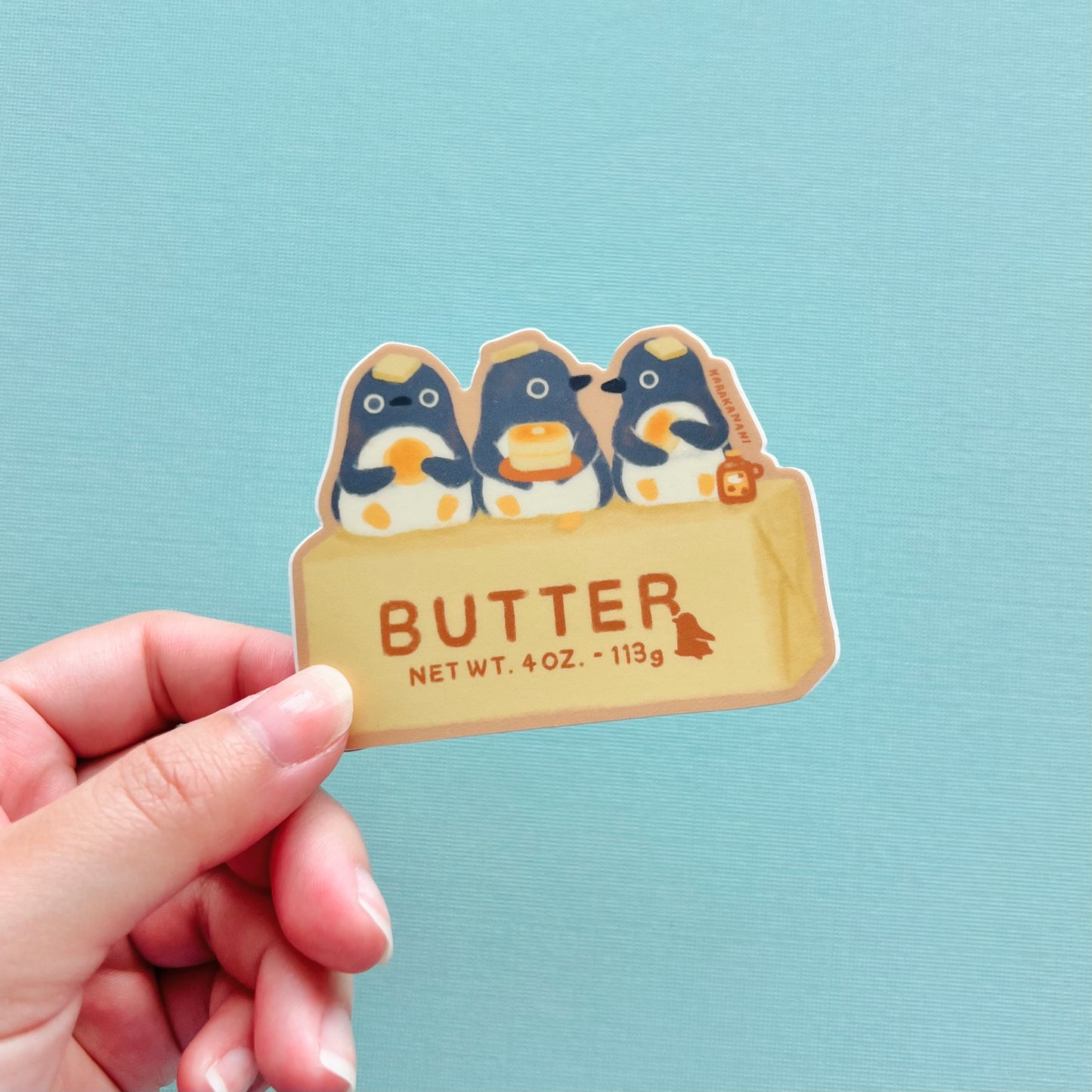 Butter Penguins Vinyl Sticker