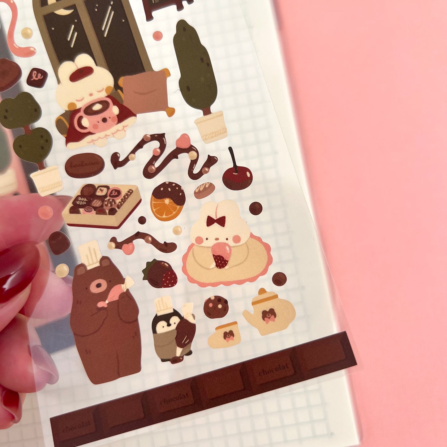 The Little Chocolatier Journaling Sticker Sheet
