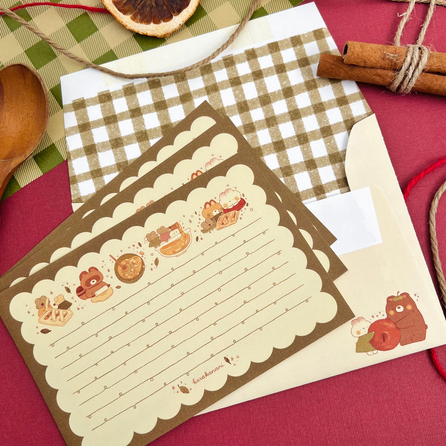 Baked Strudel Letter Set