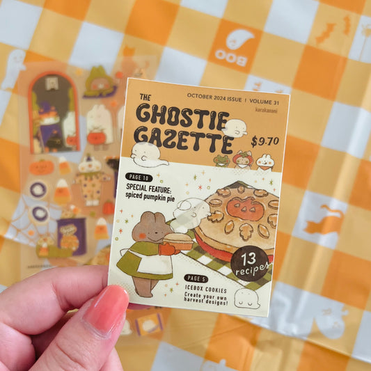 Ghostie Gazette Vinyl Sticker