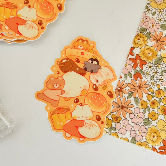 Steamed Treats Vinyl Sticker