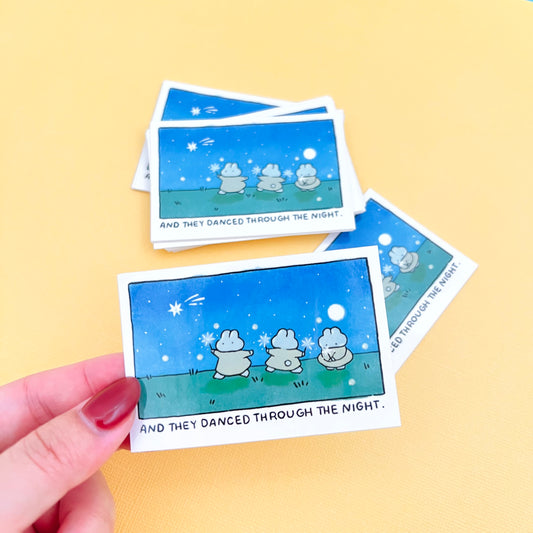 Nighttime Parade Vinyl Sticker