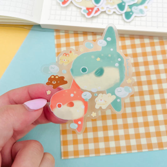 My Friend the Mola Mola Vinyl Sticker