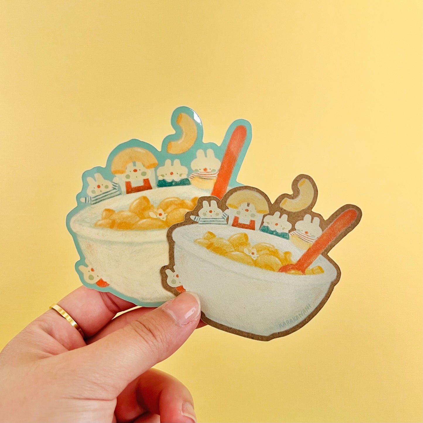 Macaroni Bowl Vinyl Sticker