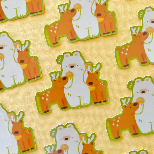 Nara Senbei Vinyl Sticker