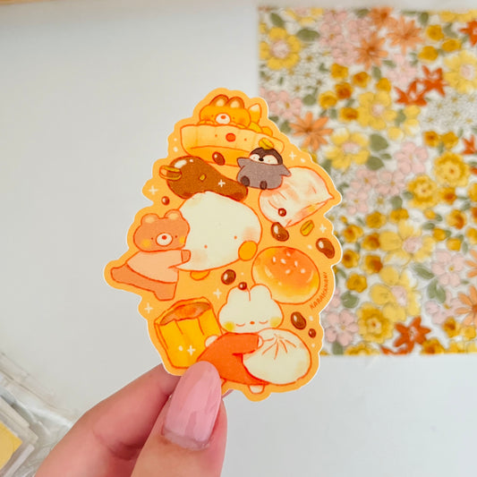 Steamed Treats Vinyl Sticker