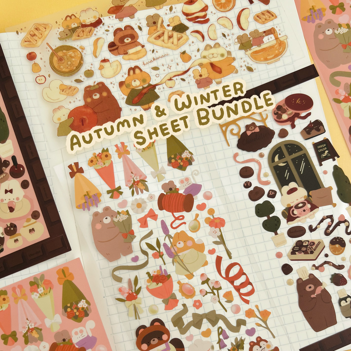Autumn and Winter Sheet Bundle
