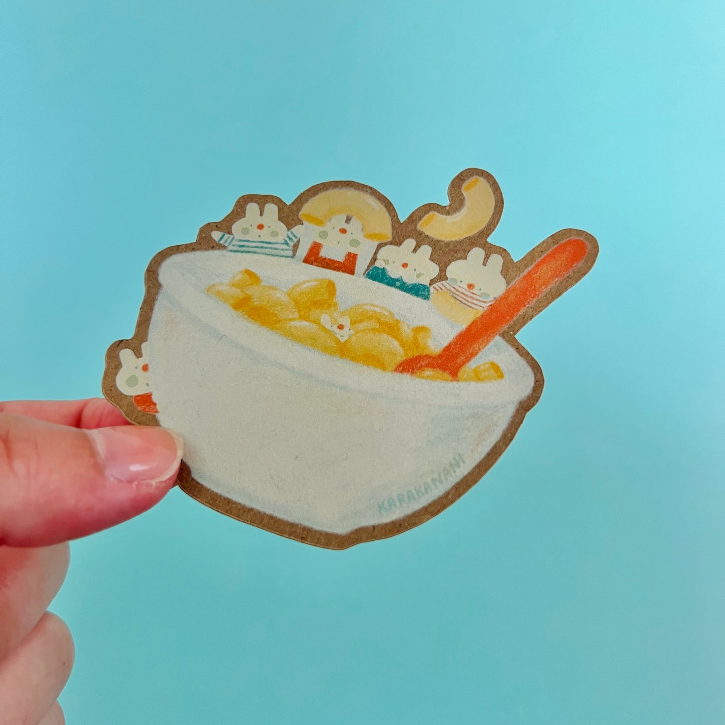 Macaroni Bowl Vinyl Sticker