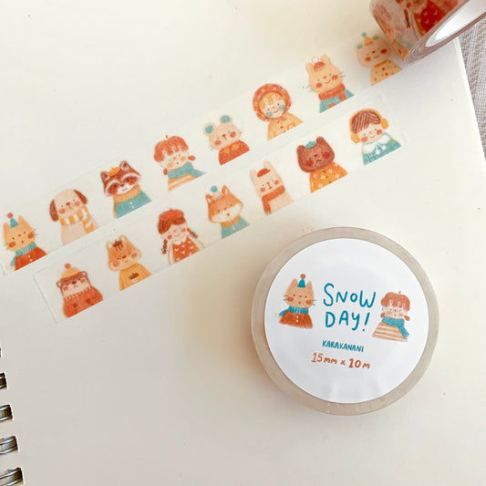 Snow Day Washi Tape