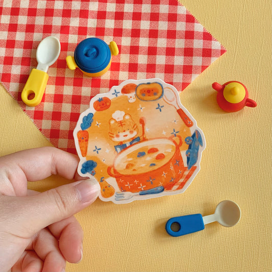 Hot Pot Vinyl Sticker