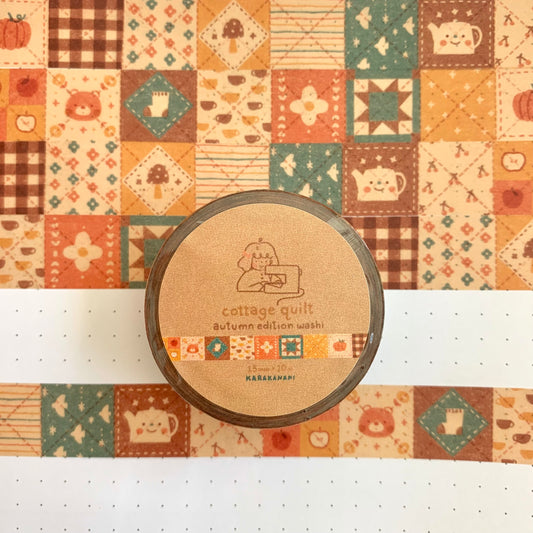 Autumn Quilt Washi Tape