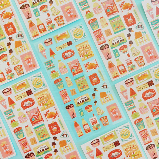 Favorite Snacks Journaling Sticker Sheet